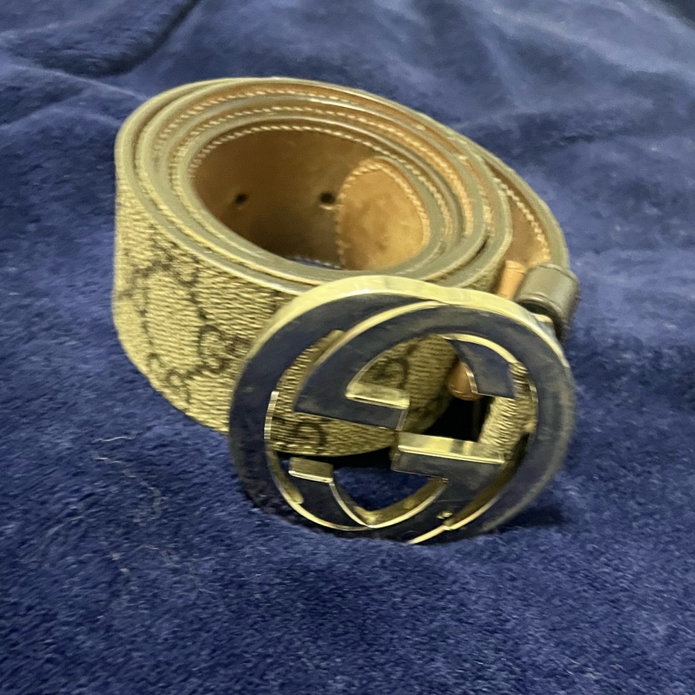 Gucci Tan Leather Belt